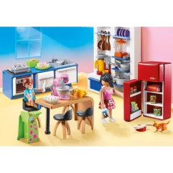Playmobil Cuisine familiale Dollhouse 70206^ La Ville, La Police Et Les Secours