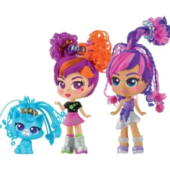 Silverlit Curligirls Et Pet Twin Set - Lot De 2 Poupées Et 1 Animal^ Mini-Univers