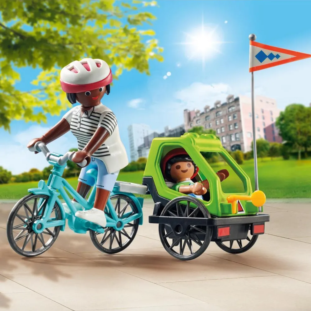 Playmobil Cyclistes maman et enfant Special Plus 70601^ Le Sport, Les Loisirs Et Les Vacances