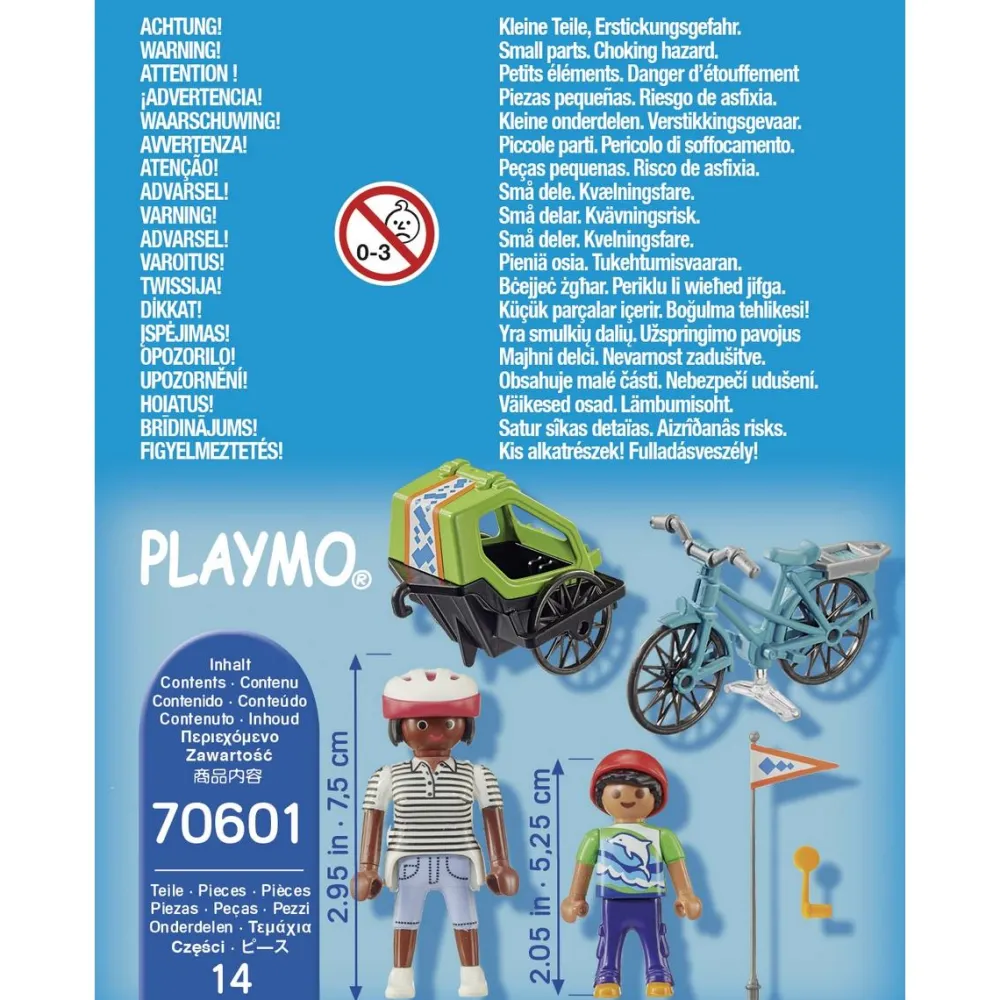 Playmobil Cyclistes maman et enfant Special Plus 70601^ Le Sport, Les Loisirs Et Les Vacances