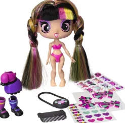 Lansay Decora Girlz - Mini Poupee Fashion A Personnaliser - Luna^ Poupées Mannequins