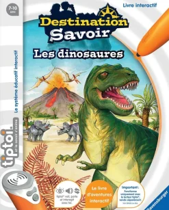 Ravensburger Destination Savoir Livre Tip Toi - les dinosaures^ Stylos Interactifs