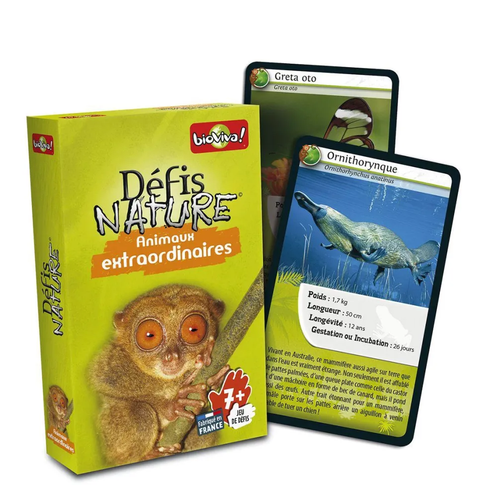 Bioviva Défis nature animaux extraordinaires^ Jeux De Voyage|Quiz Et Devinettes