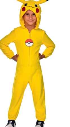 Amscan Déguisement Costume Enfant Pokémon Pikachu - Taille 8-10 ans^ Déguisements Personnages
