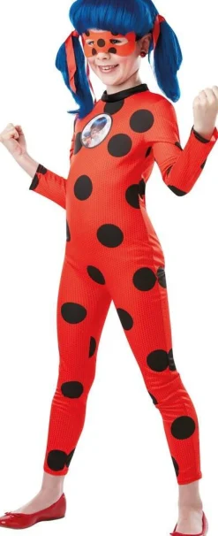Rubies Déguisement Ladybug taille 7/8 ans et peluche Tikki^ Déguisements Personnages