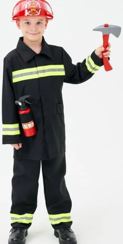 Déguisement Métier Pompier 5-7 ans^ Déguisements Policiers Et Pompiers