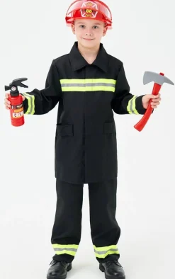 Déguisement Pompier 3-4 Ans - Collection Métier^ Déguisements Policiers Et Pompiers