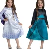 Jakks Déguisement Réversible Elsa Et Anna 3/4 ans - La Reine Des Neiges^ Déguisements Princesses Et Fées