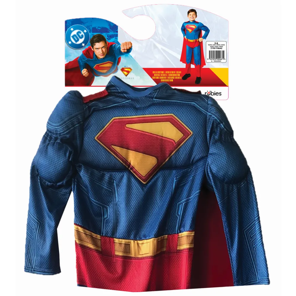 Rubies Déguisement Superman Movie de luxe - Taille 5-6 ans^ Déguisements Personnages