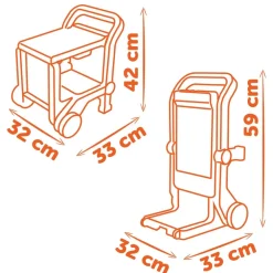 Smoby Diable 3 en 1 Black & Decker^ Bricolage