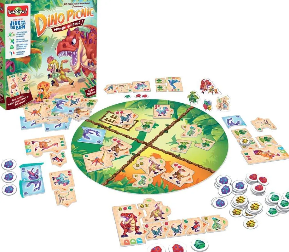 Bioviva Dino picnic^ Jeux De Stratégie Et De Réflexion