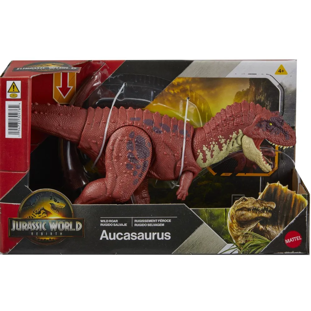 Mattel Dinosaure Aucasaurus sonore - saga Jurassic World renaissance^ Les Dinosaures Et La Préhistoire