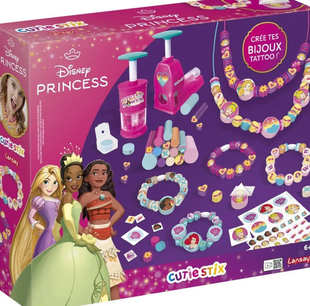 Lansay Disney Princess - Cutie Stix Original^ Perles, Bijoux Et Perles À Repasser