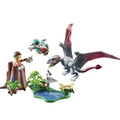 Playmobil Drone d'observation avec dimorphodon - Dinos 71525^ Les Dinosaures Et La Préhistoire