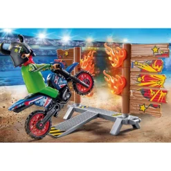 Playmobil Duo de cascadeurs avec quad et moto MY LIFE 71808^ Le Sport, Les Loisirs Et Les Vacances