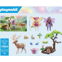 Playmobil Duo de fées avec animaux de la forêt Starter Pack 71800^ Les Princesses Et Fées