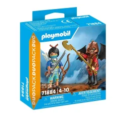 Playmobil Duo Pack Duel Novelmore vs. Burnham - 71884^ Les Pirates, Chevaliers, Cowboys Et Indiens