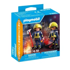 Playmobil Duo Pack Pompiers avec hache et extincteur - 71885^ La Ville, La Police Et Les Secours