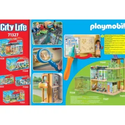 Playmobil Ecole aménagée City Life 71327^ La Ville, La Police Et Les Secours