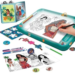 Lisciani Giochi Ecole de dessin avec tablette lumineuse Vaiana^ Machines À Dessiner