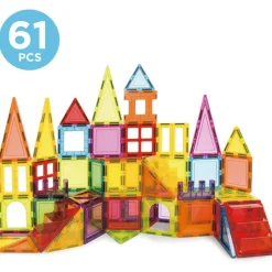 Educa Borras Educa magnetics 61 pièces - Construction puzzle en 3D^ Jeux De Construction Aimantés Et Magnétiques