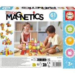 Educa Borras Educa magnetics 61 pièces - Construction puzzle en 3D^ Jeux De Construction Aimantés Et Magnétiques