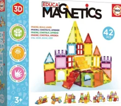 Educa Borras Educa Magnetics Avec 42 Pièces^ Jeux De Construction Aimantés Et Magnétiques