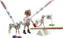 Playmobil Educatrice avec chiens - Color 71517^ Le Sport, Les Loisirs Et Les Vacances