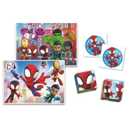 Clementoni Edukit 4 en 1 Spidey^Enfant Puzzles Bébés Et Enfants