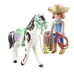 Playmobil Ellie et Sawdust Horses of Waterfall 71358^ La Ferme Et L'Univers Agricole