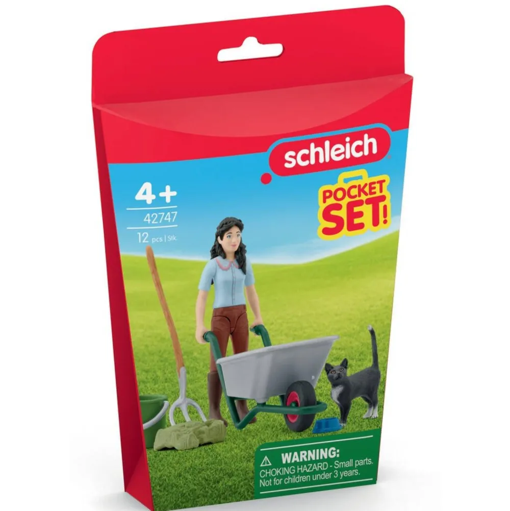 Schleich Emily prend soin des animaux - Mini monde^ La Ferme Et L'Univers Agricole