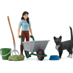 Schleich Emily prend soin des animaux - Mini monde^ La Ferme Et L'Univers Agricole