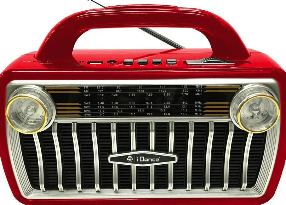 Enceinte Bluetooth Vintage 100 Avec Radio Fm^ High Tech Et Multimédia