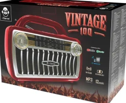 Enceinte Bluetooth Vintage 100 Avec Radio Fm^ High Tech Et Multimédia