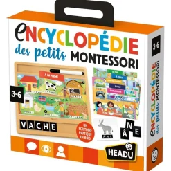 Headu Encyclopédie des petits Montessori^ Apprentissage Des Lettres Et Écritures
