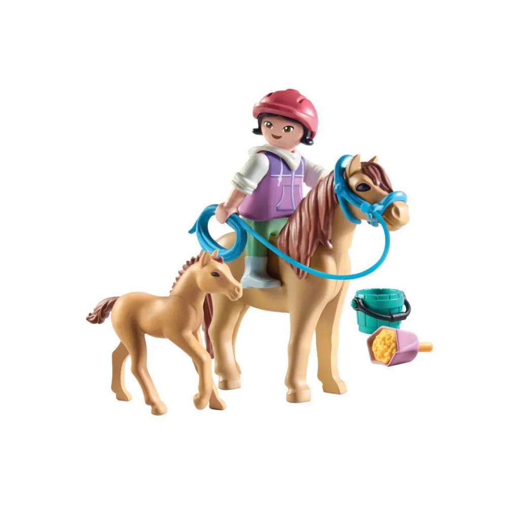 Playmobil Enfant avec poneys Horses of Waterfall 71498^ Les Animaux