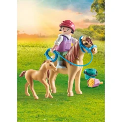 Playmobil Enfant avec poneys Horses of Waterfall 71498^ Les Animaux