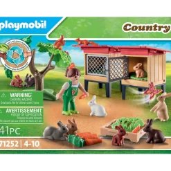 Playmobil Enfant et lapins - Country 71252^ La Ferme Et L'Univers Agricole