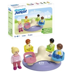 Playmobil Enfants et Tourniquet Junior 71701^ La Ville, La Police Et Les Secours