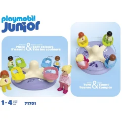 Playmobil Enfants et Tourniquet Junior 71701^ La Ville, La Police Et Les Secours