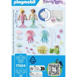 Playmobil Enfants sirènes méduses et coquillages Princess Magic 71504^ Les Princesses Et Fées