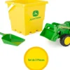 Ensemble Bac À Sable John Deere Avec Seau Et Camion-benne^ Jeux D'Eau Et De Plage
