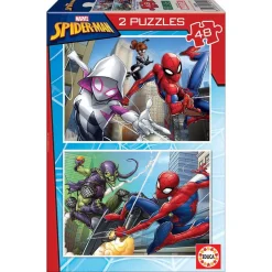 Educa Borras Ensemble De 2 Puzzles Spiderman - 48 Pièces^Enfant Puzzles Bébés Et Enfants