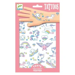 Djeco Ensemble De Tatouages Licornes^ Cosmétiques