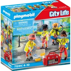Playmobil Equipe de secouristes City Life 71244^ La Ville, La Police Et Les Secours