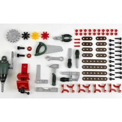 Klein Etabli atelier Bosch 77 accessoires et perceuse à colonne^ Bricolage