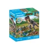 Playmobil Explorateur avec moto et tyrannosaure - Dinos 71524^ Les Dinosaures Et La Préhistoire