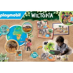Playmobil Explorateurs avec animaux de la savane Wiltopia 71294^ Les Animaux
