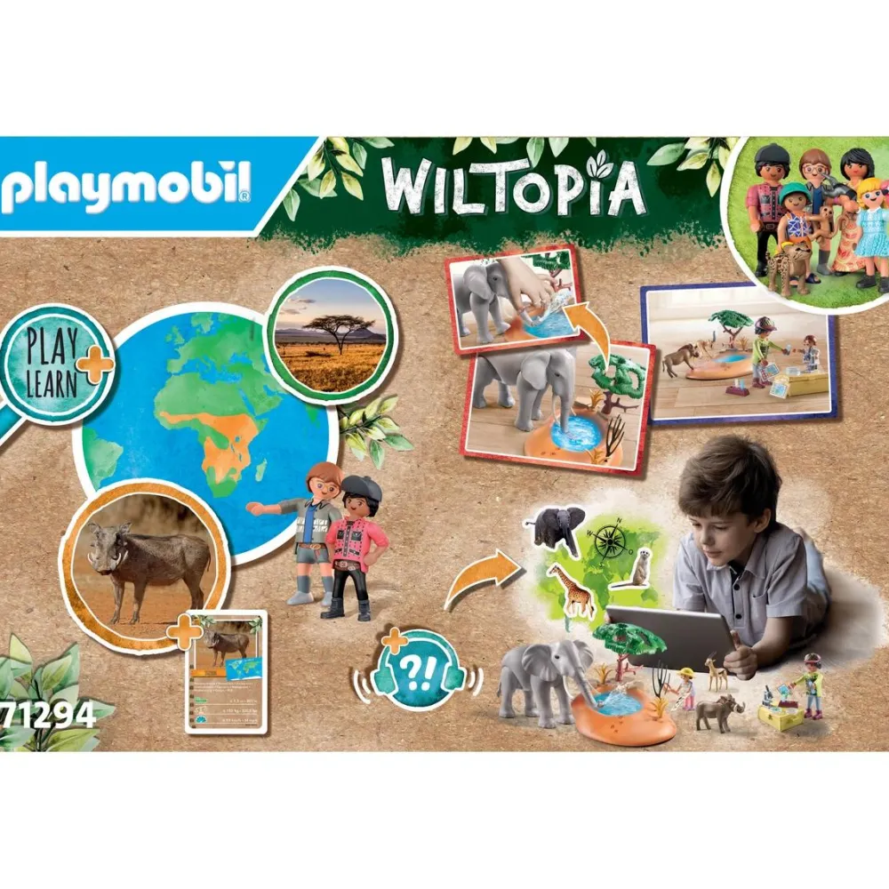 Playmobil Explorateurs avec animaux de la savane Wiltopia 71294^ Les Animaux