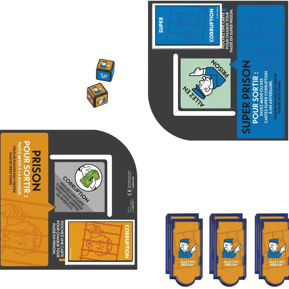 Hasbro Gaming Extension Monopoly Allez en prison^ Monopoly